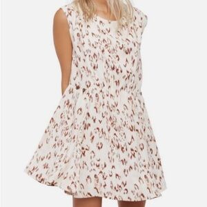 NWD FREE PEOPLE Super Mini Animal Print Sz M